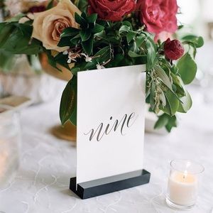 Table Number Holders (set of 12)